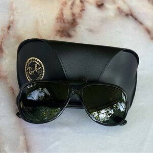 Ray-Ban Black Aviator Sunglasses